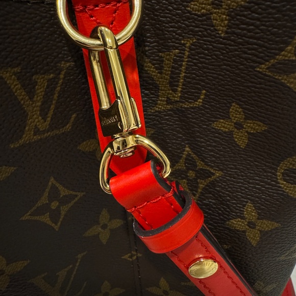 Louis Vuitton Noé Bucket Bag – Rare Red – Chip Auth – Receipt – Excellent - Picture 7 of 9